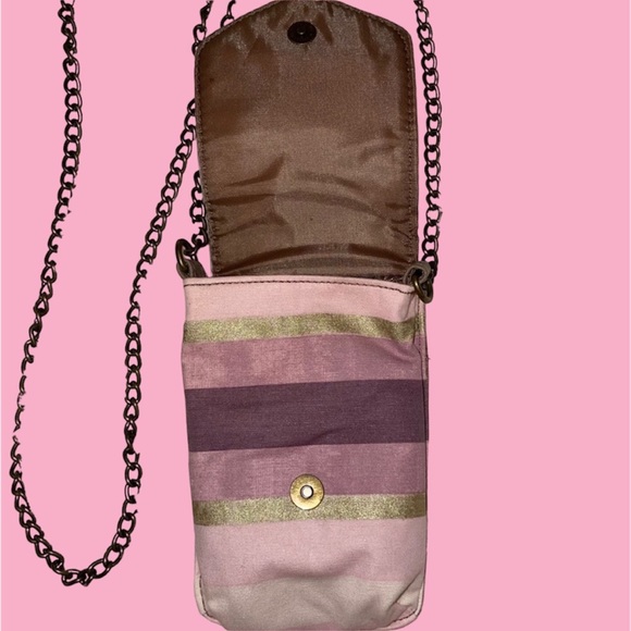 Striped Crossbody Bag NEW WITH TAGS ~ TRUE CRAFT - Picture 2 of 5